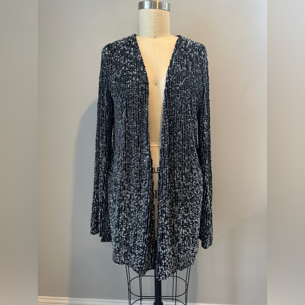 New with tags - free people heavy beaded blazer size L